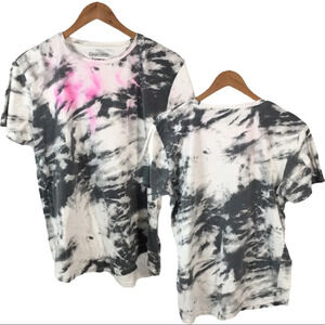 TS545 Carbon Longer Length Tie Dye T Shirt S